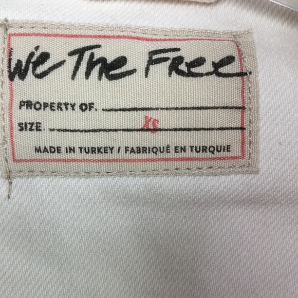 NWT Free People Jolene Trucker Denim Jacket in Ecru Size XS $128 - Picture 13 of 15